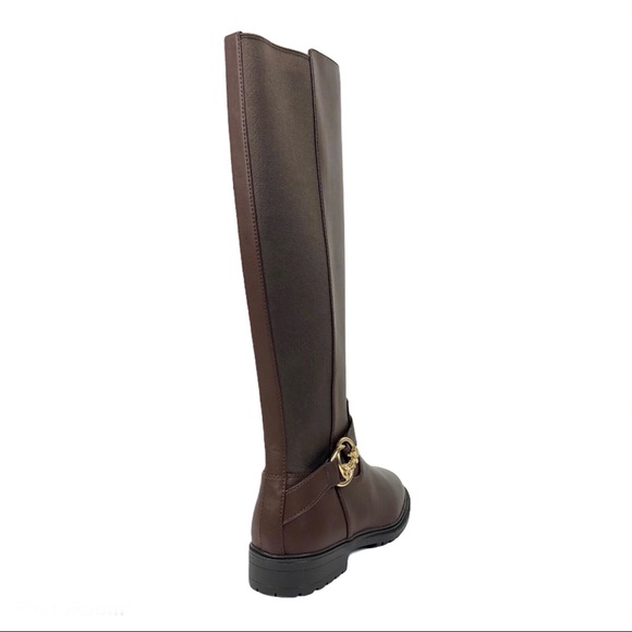 Coach women’s Farrah logo buckle tall riding boots - Picture 3 of 10
